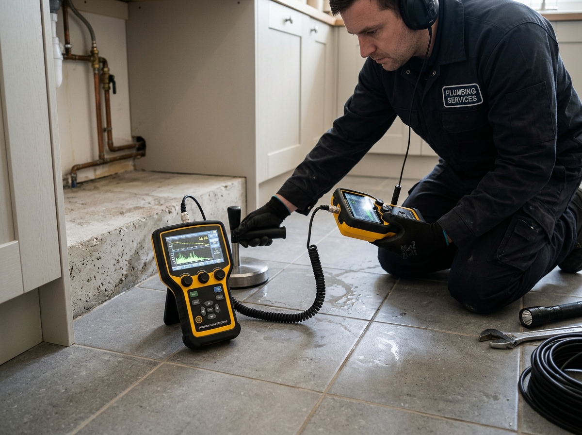 Comprehensive slab leak diagnostic documentation binder including thermal images and meter logs in Fort Myers FL